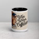 Wise, Warm, and Caffeinated Owl Coffee Mug - Image 4