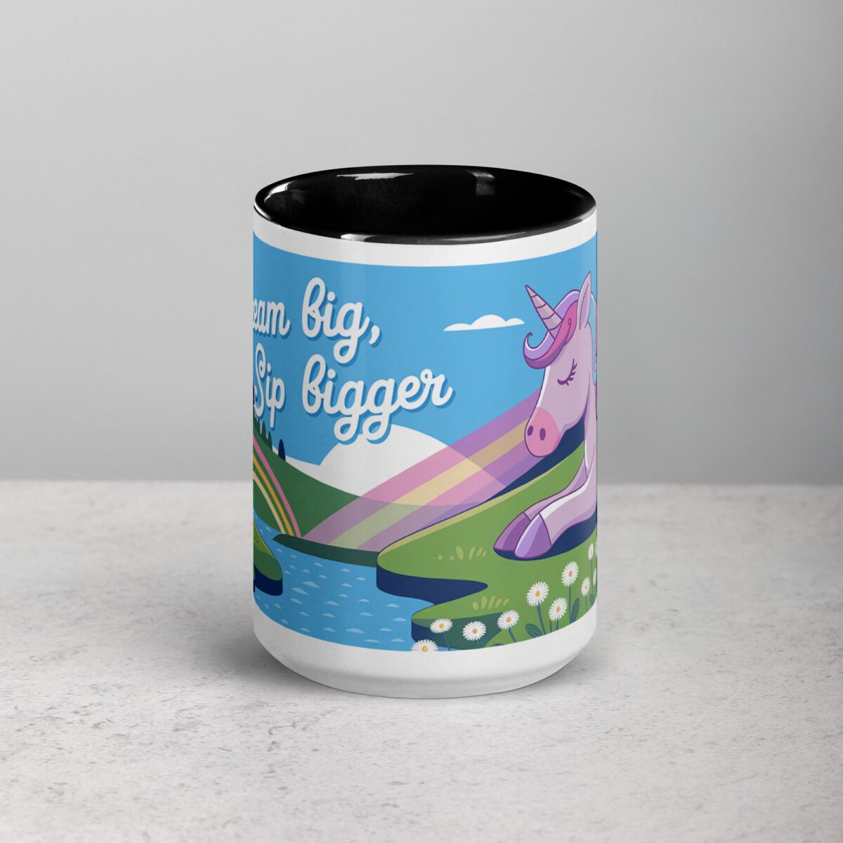 Dream Big, Sip Bigger Unicorn Mug - Image 4