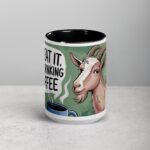 Bleat It, I’m Drinking Coffee Goat Mug - Image 4