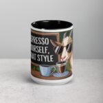 Espresso Yourself, Goat Style Coffee Mug - Image 4