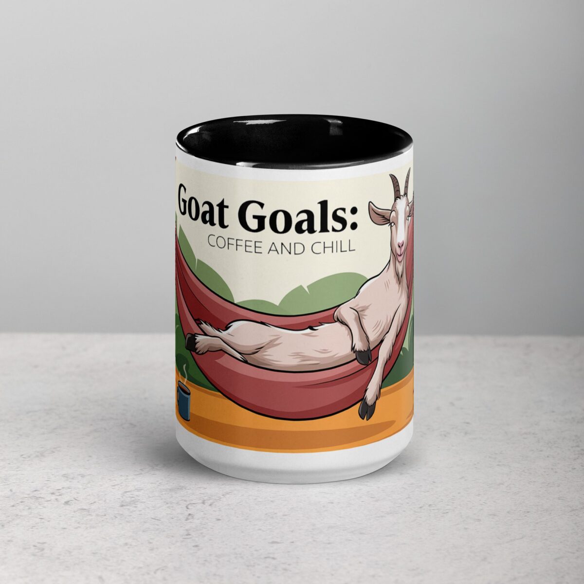 Goat Goals: Coffee and Chill Mug - Image 4