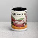 Goat Goals: Coffee and Chill Mug - Image 4