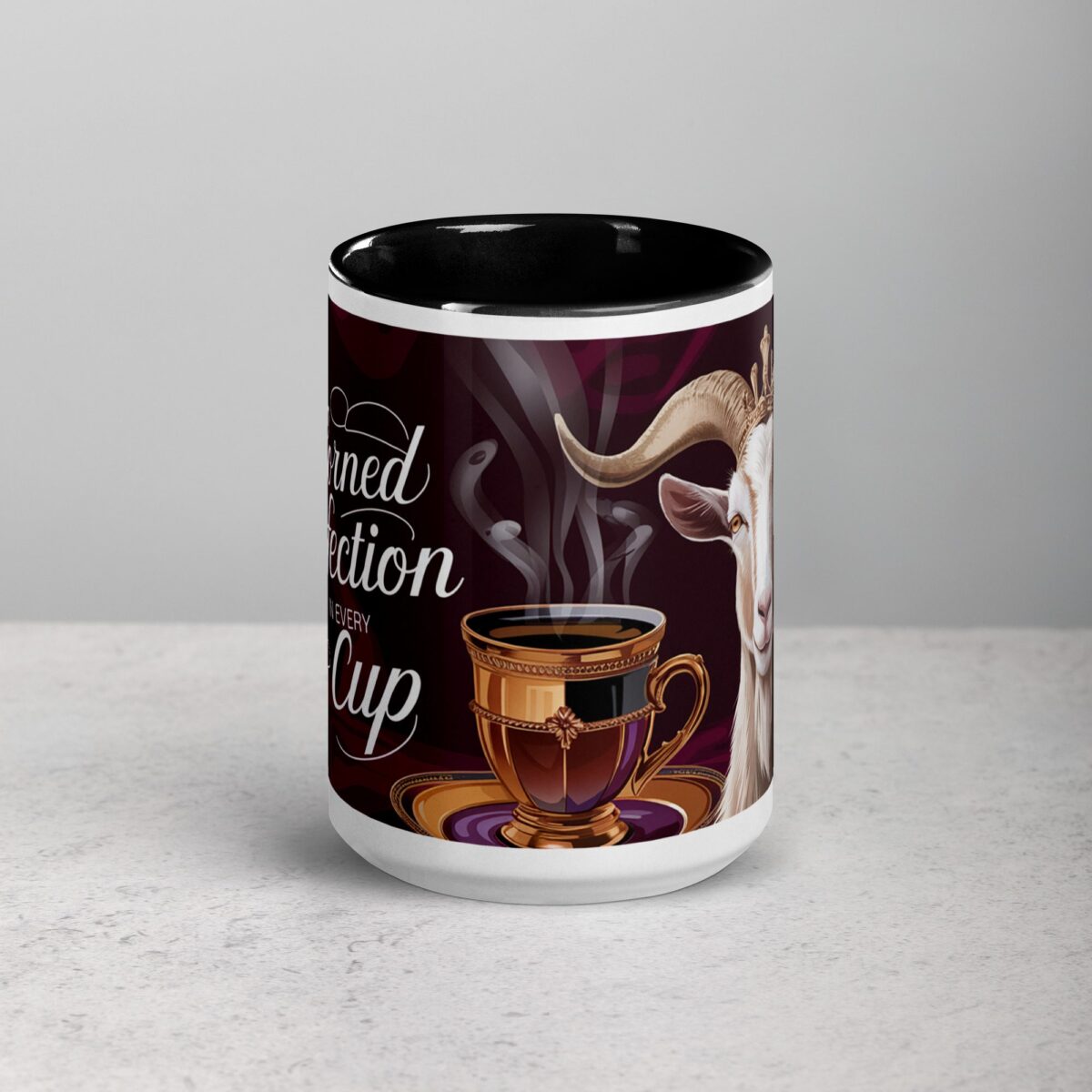 Horned Perfection in Every Cup Coffee Mug - Image 4
