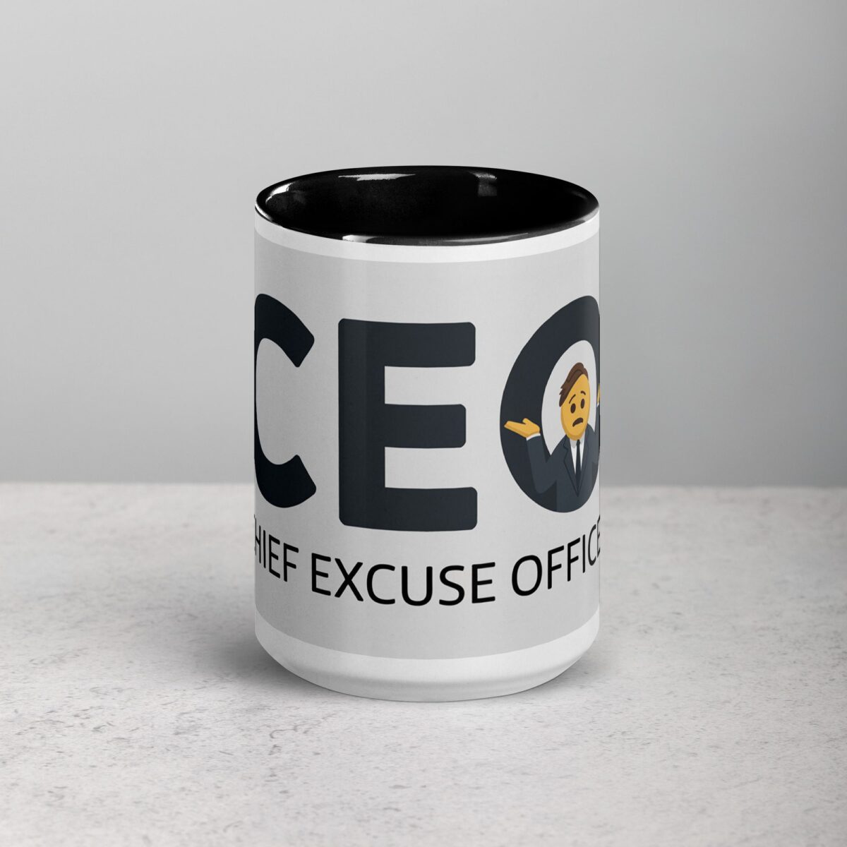 CEO: Chief Excuse Officer Boss Mug - Image 4