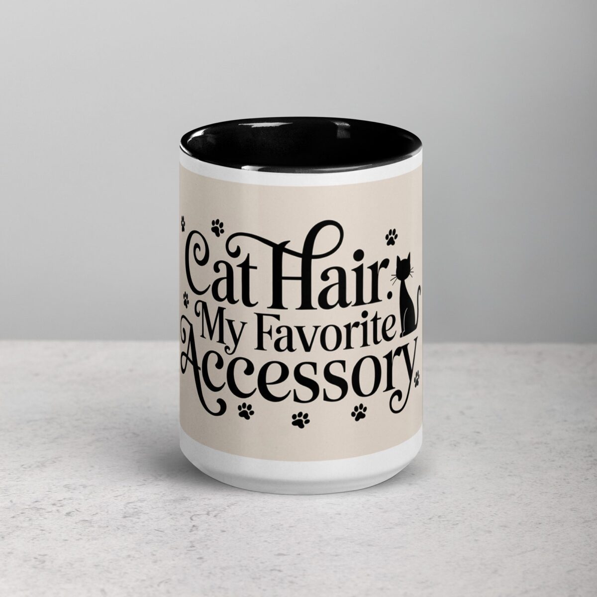 Cat Hair: My Favorite Accessory Mug - Image 4