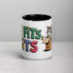 If I Fits, I Sits Cat Coffee Mug & Tea Cup - Image 4