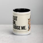 I’m a Cat Person. Don’t Judge Me Mug - Image 4