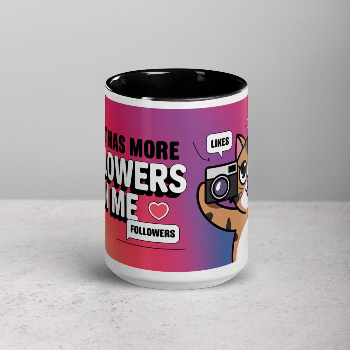 My Cat Has More Followers Than Me Coffee Mug - Image 4