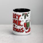 Merry Drunk, I’m Christmas Coffee Mug - Image 4
