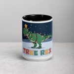 Tree Rex Christmas Coffee Mug - Image 4
