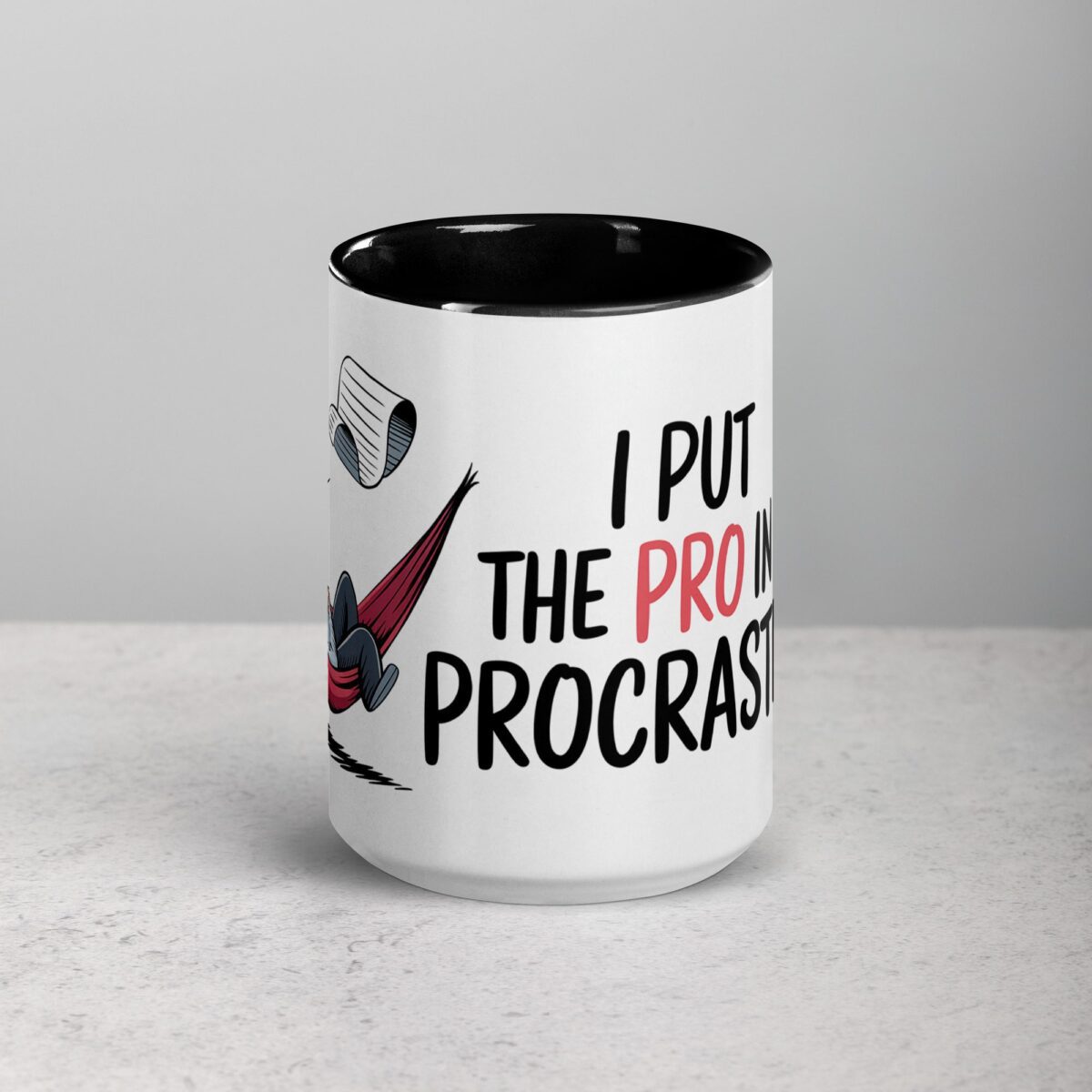 I Put the Pro in Procrastinate Dad Mug - Image 4
