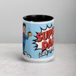 Super Dad Superhero Coffee Mug - Image 4