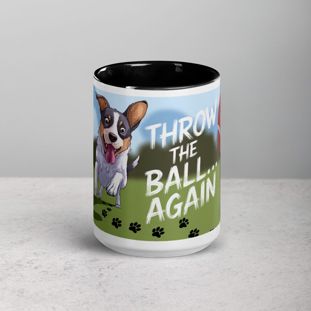 Throw the Ball… Again Dog Coffee Mug - Image 4