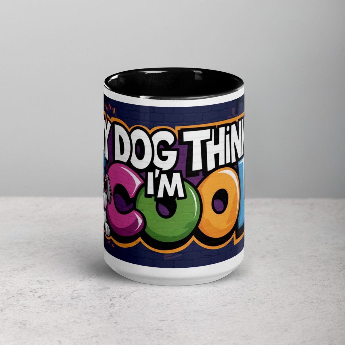 My Dog Thinks I’m Cool Coffee Mug - Image 4