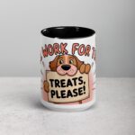 Will Work for Treats Dog Coffee Mug - Image 4