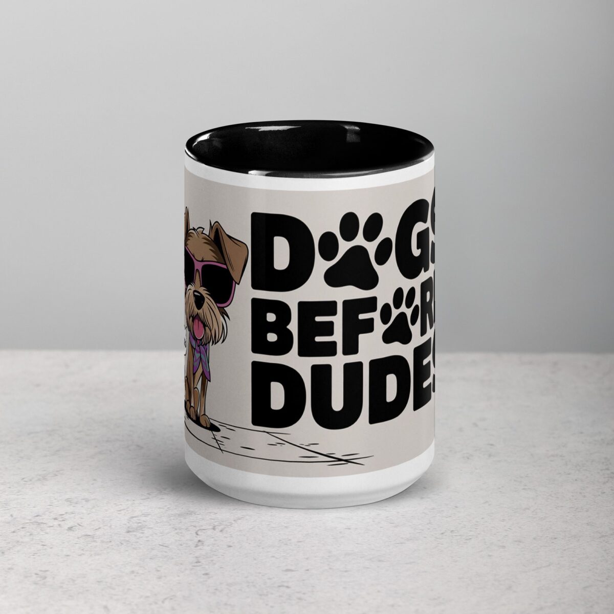 Dogs Before Dudes Coffee Mug & Tea Cup - Image 4