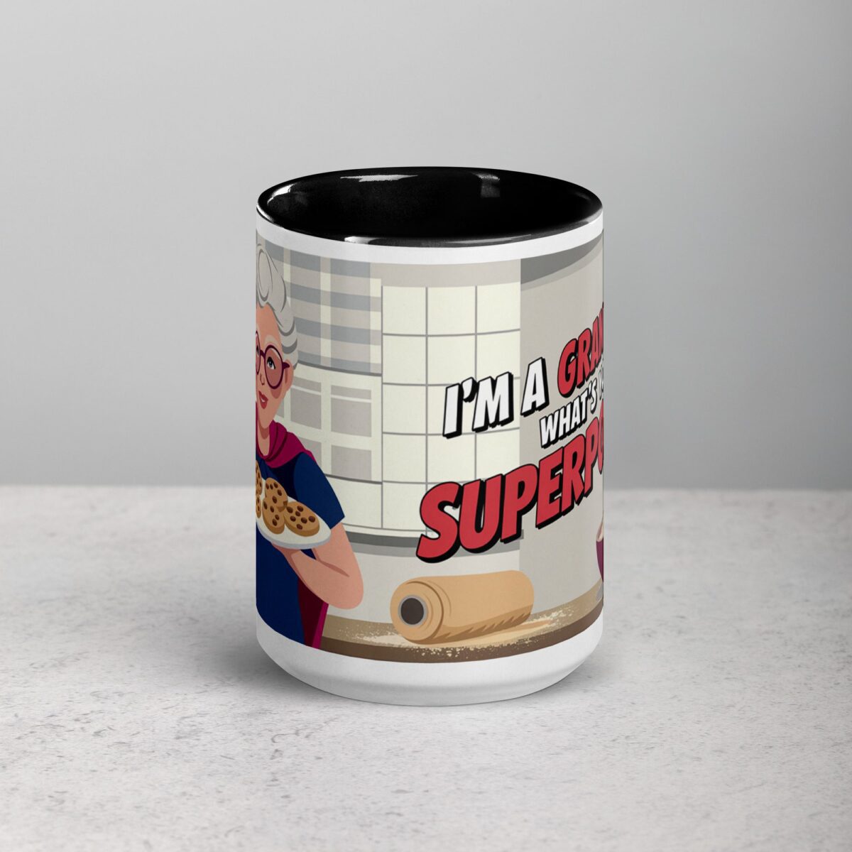 I’m a Grandma. What’s Your Superpower? Mug - Image 4