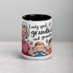 I Only Spoil Grandkids and Granddogs Coffee Mug - Image 4