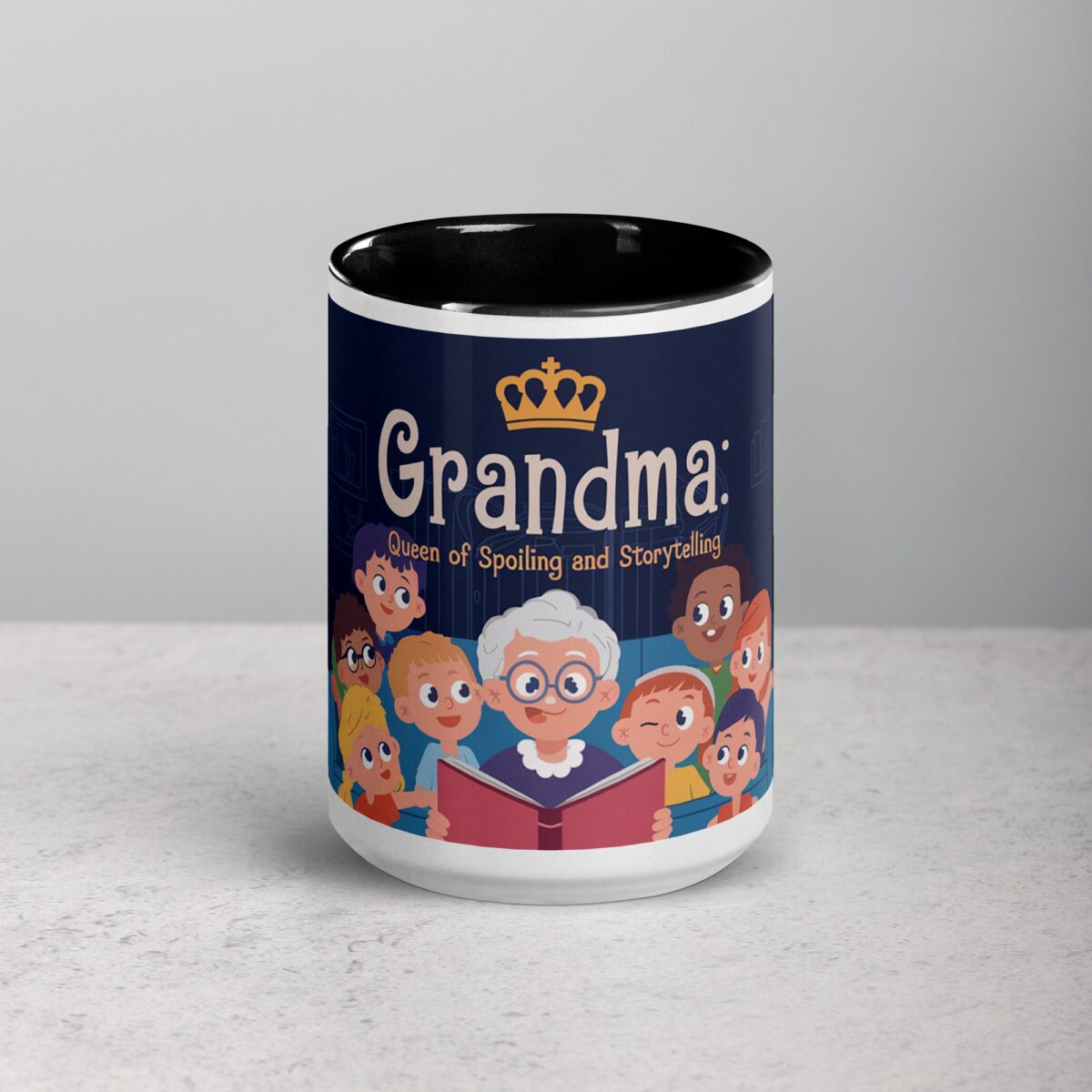 Grandma: Queen of Spoiling and Storytelling Mug - Image 4