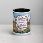 My Garden Is Full of Flowers and Grandkid Giggles Mug - Image 4