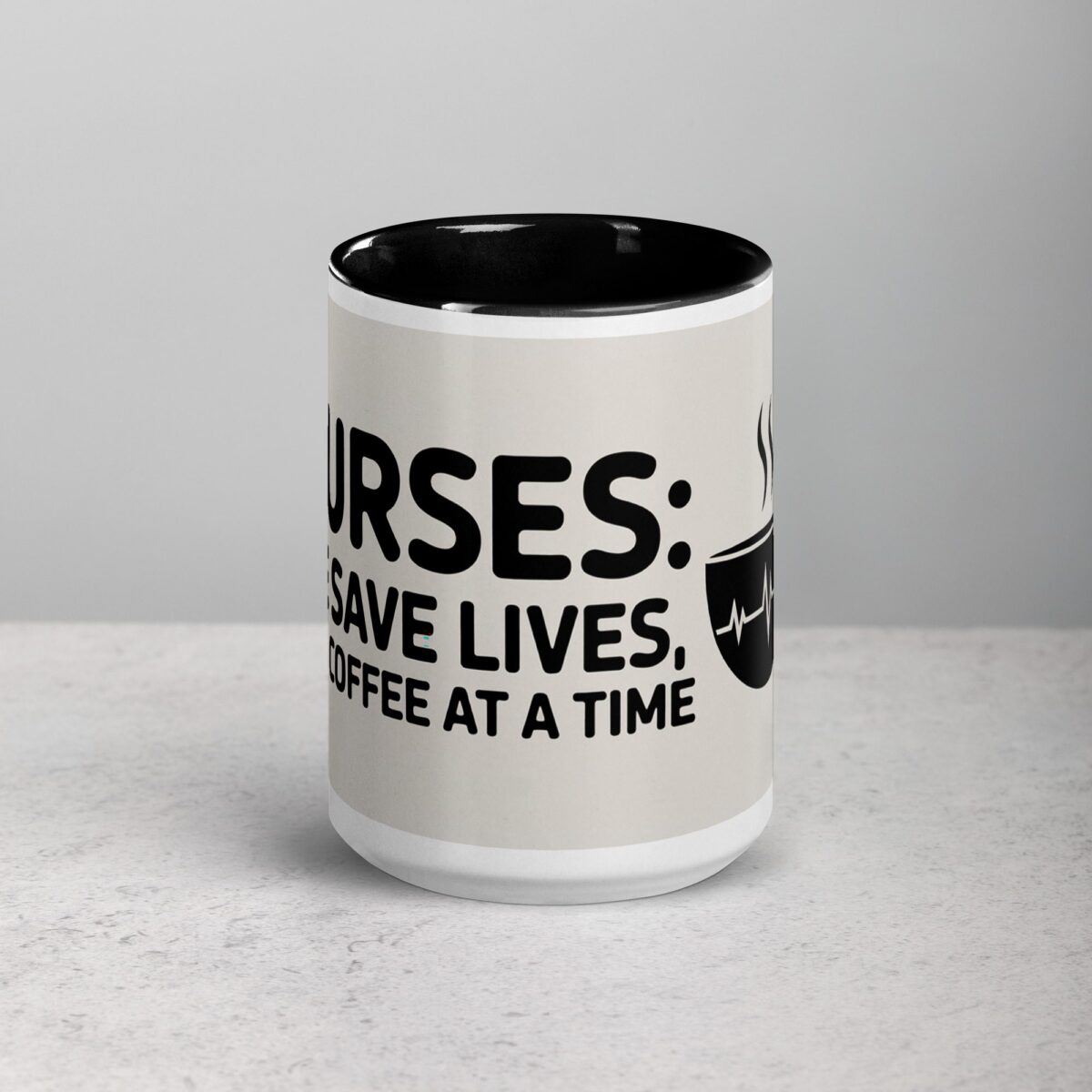 Nurses: We Save Lives, One Coffee at a Time Mug - Image 4