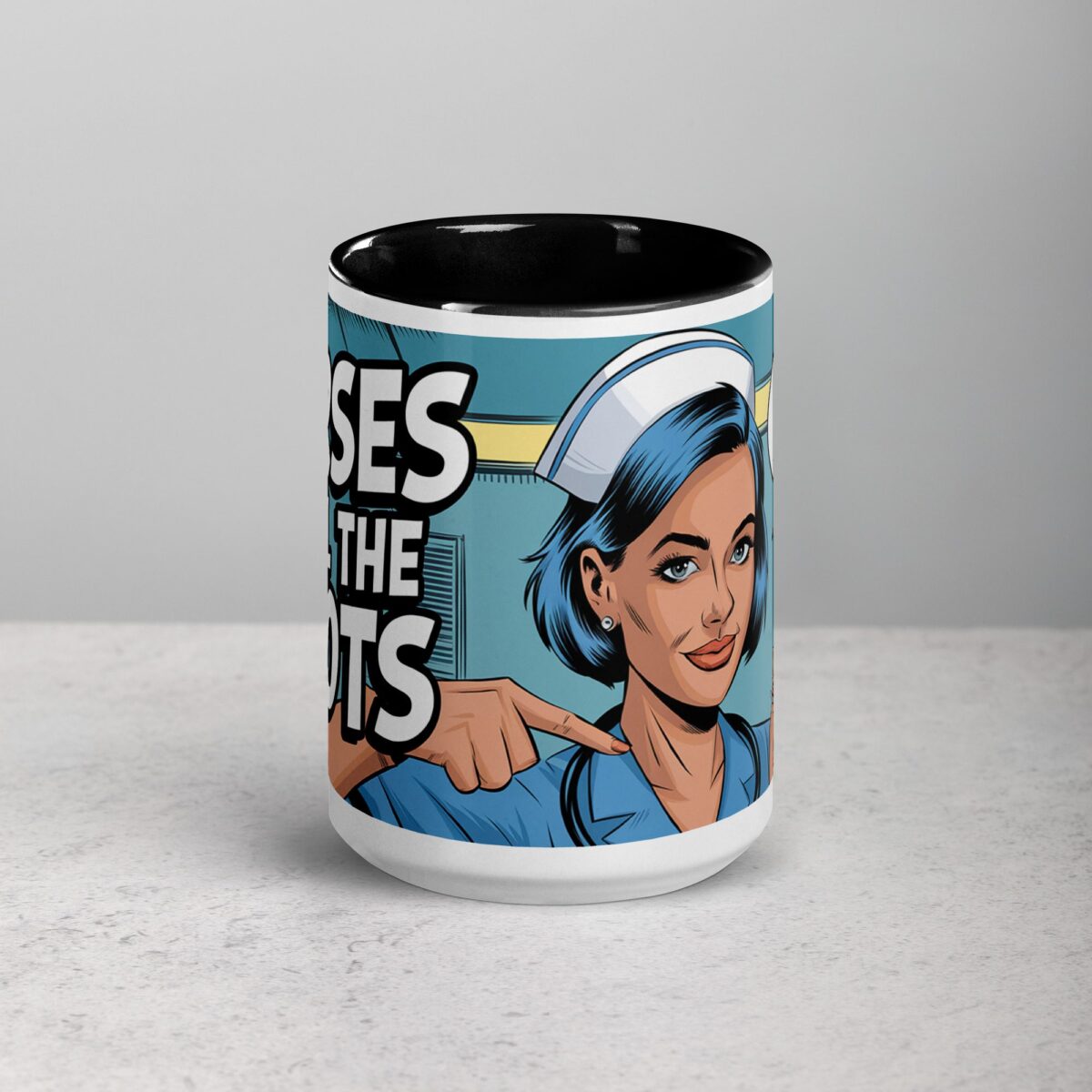 Nurses Call the Shots Coffee Mug - Image 4