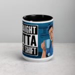 Straight Outta Night Shift Nurse Mug - Image 4