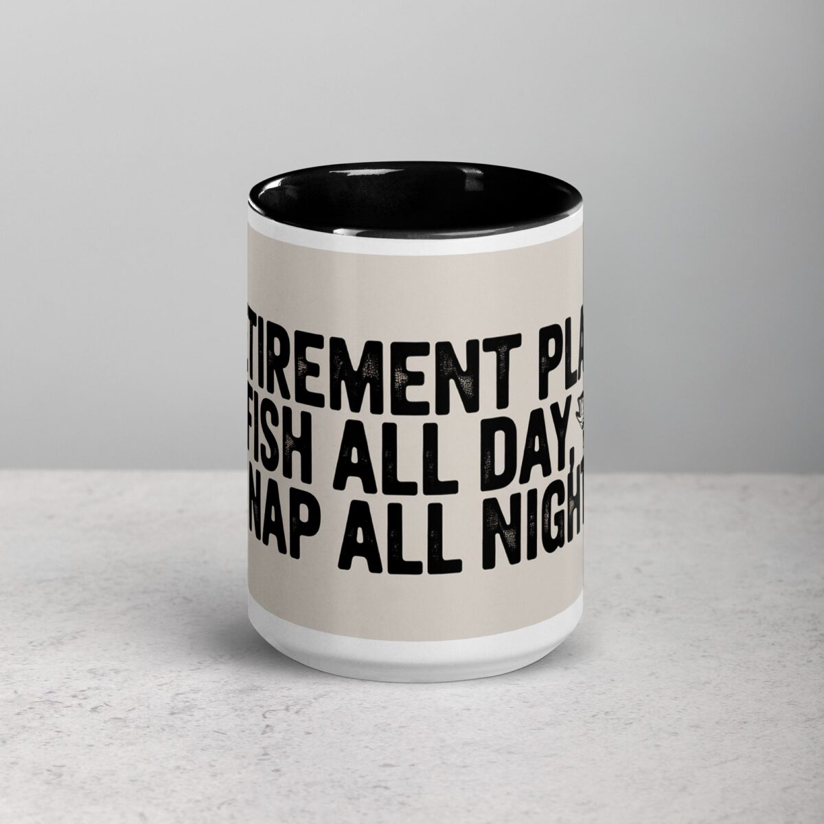 Retirement Plan: Fish All Day, Nap All Night Mug - Image 4