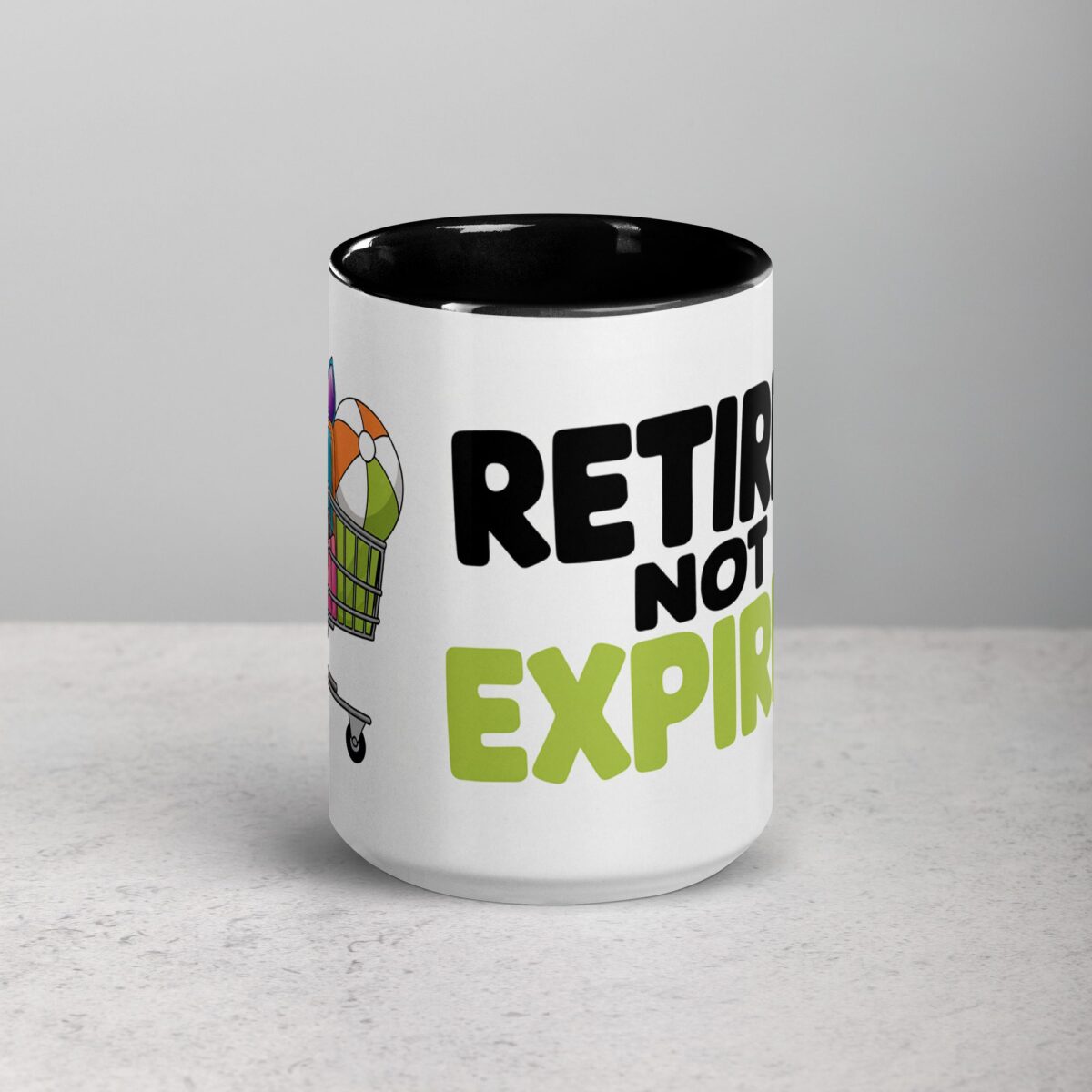 Retired, Not Expired Retirement Coffee Mug - Image 4