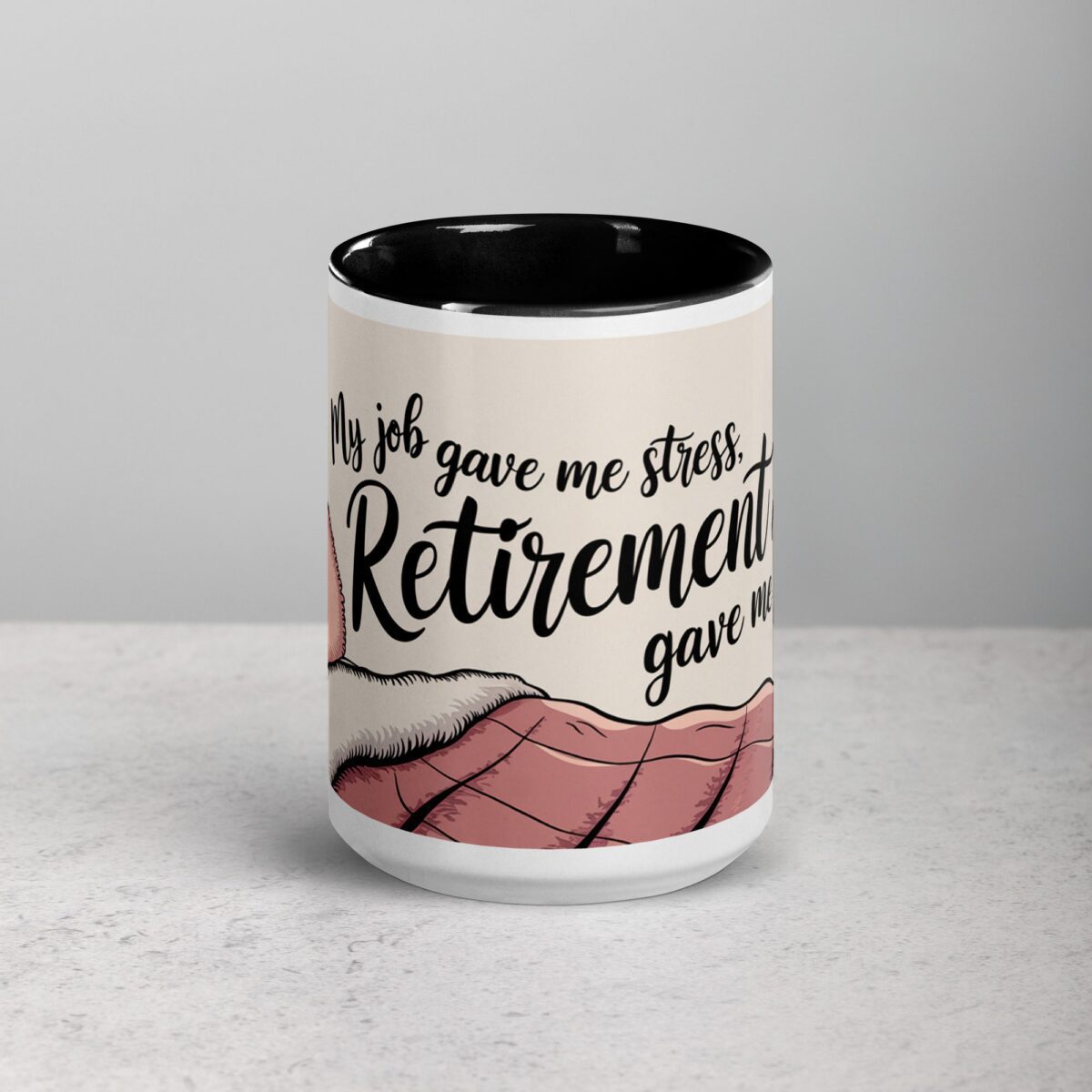 My Job Gave Me Stress, Retirement Gave Me Rest Mug - Image 4