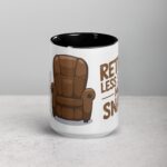 Retired: Less Stress, More Snacks Coffee Mug - Image 4