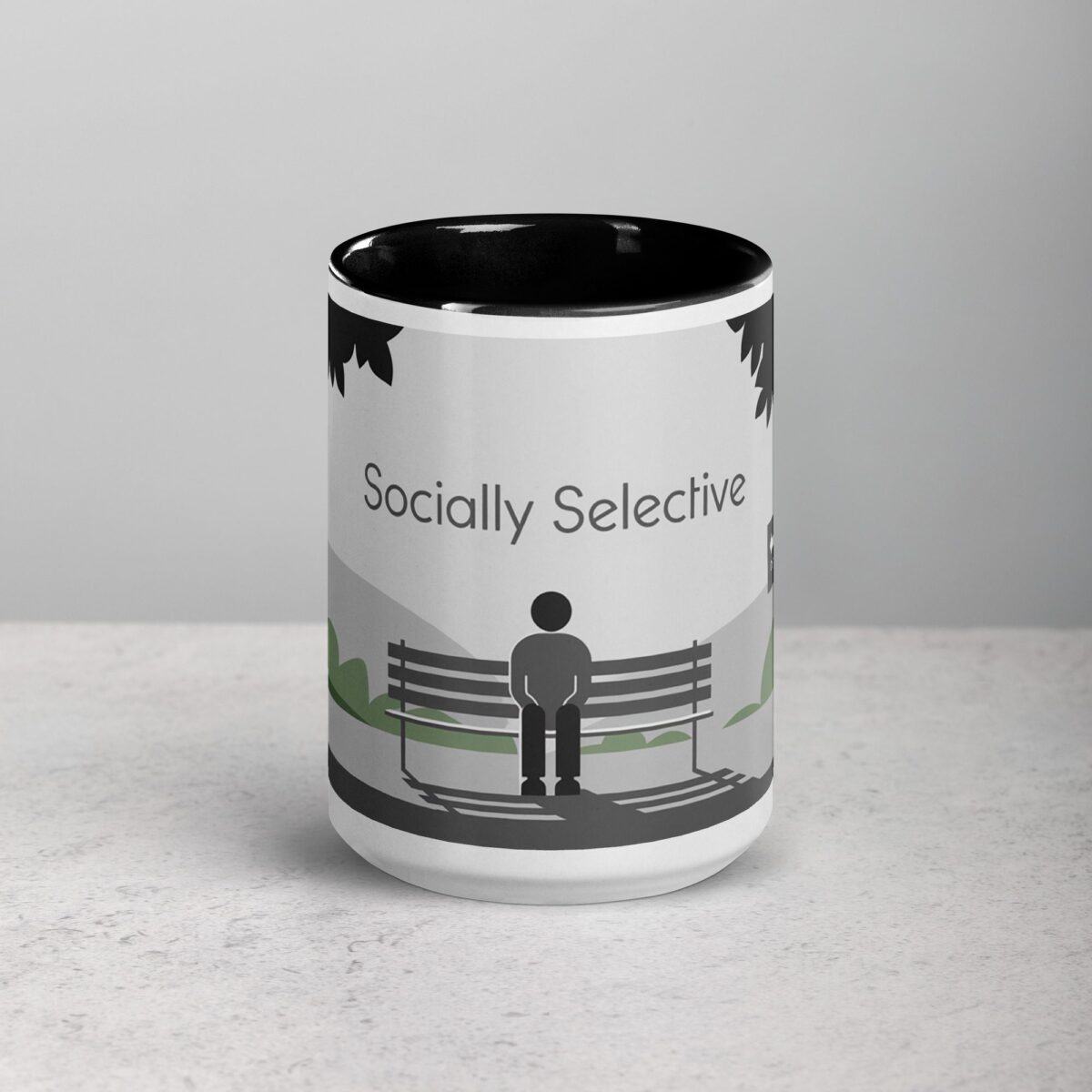Socially Selective Sarcastic Coffee Mug & Tea Cup - Image 4