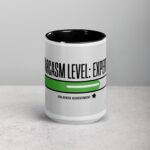 Sarcasm Level: Expert Coffee Mug - Image 4