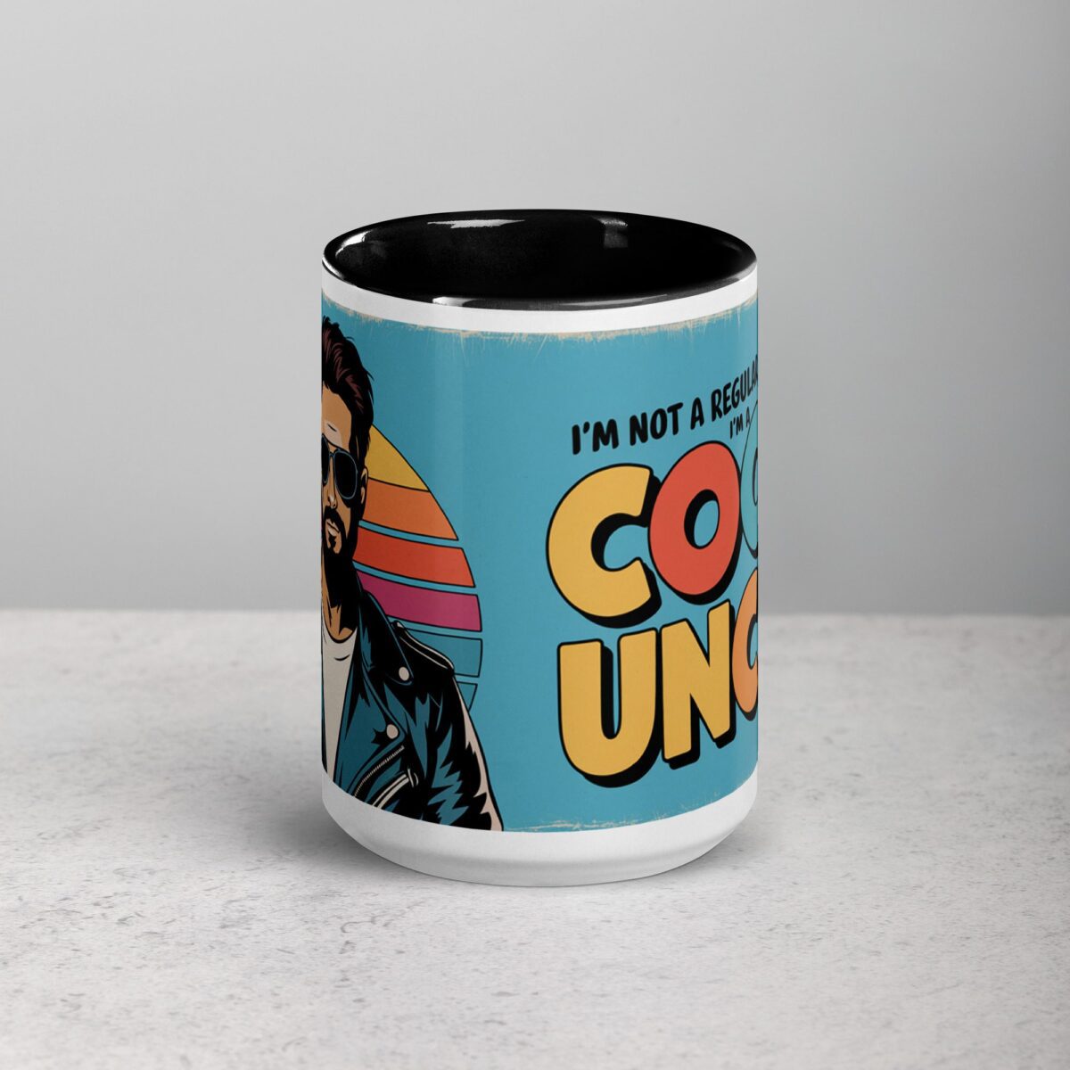 I’m Not a Regular Uncle, I’m a Cool Uncle Coffee Mug - Image 4