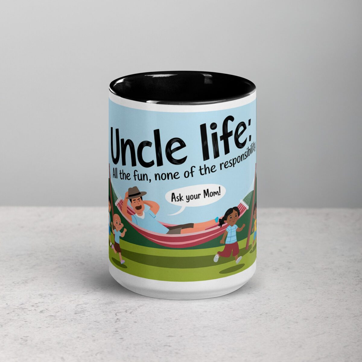 Uncle Life: All the Fun, None of the Responsibility Coffee Mug - Image 4