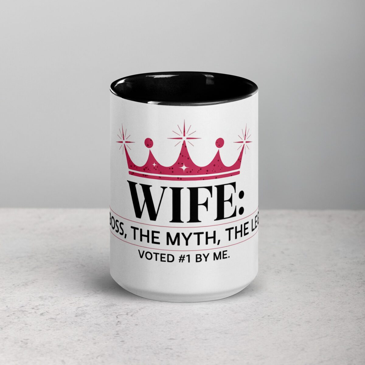 Wife: The Boss, The Myth, The Legend Coffee Mug - Image 4