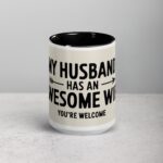 My Husband Has an Awesome Wife Mug - Image 4