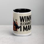 Winning Is Exhausting, But I Manage Donald Trump Mug - Image 5