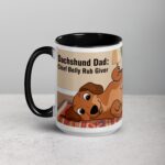 Dachshund Dad: Chief Belly Rub Giver Coffee Mug - Image 5