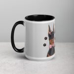 Doberman Hair, Don’t Care Coffee Mug - Image 5