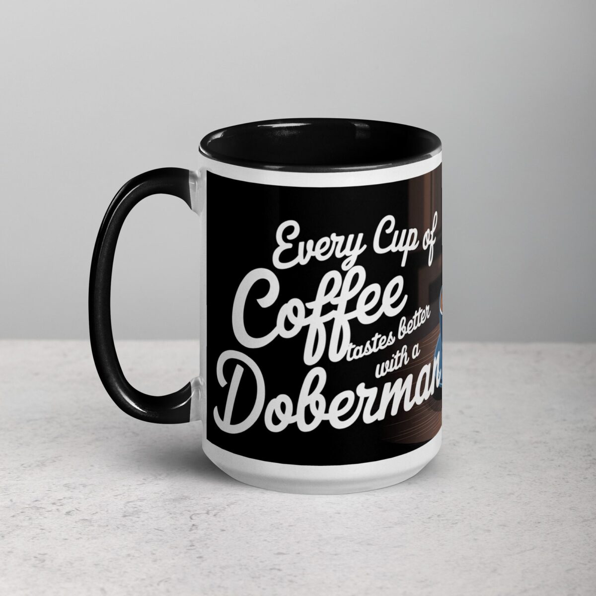 Every Cup of Coffee Tastes Better with a Doberman Mug - Image 5