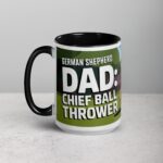 German Shepherd Dad: Chief Ball Thrower Mug - Image 5