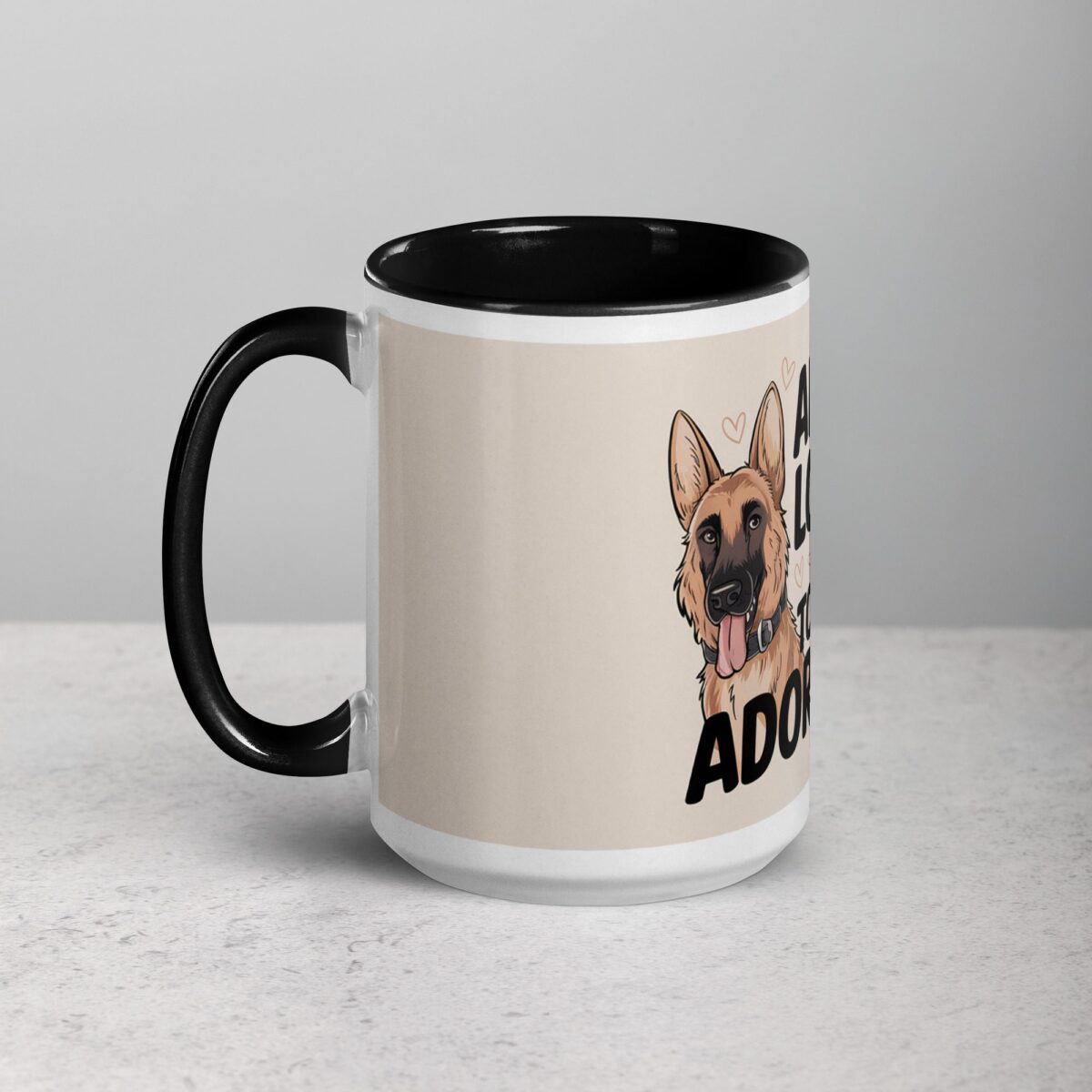 Loyal & Totally Adorable German Shepherd Coffee Mug - Image 5