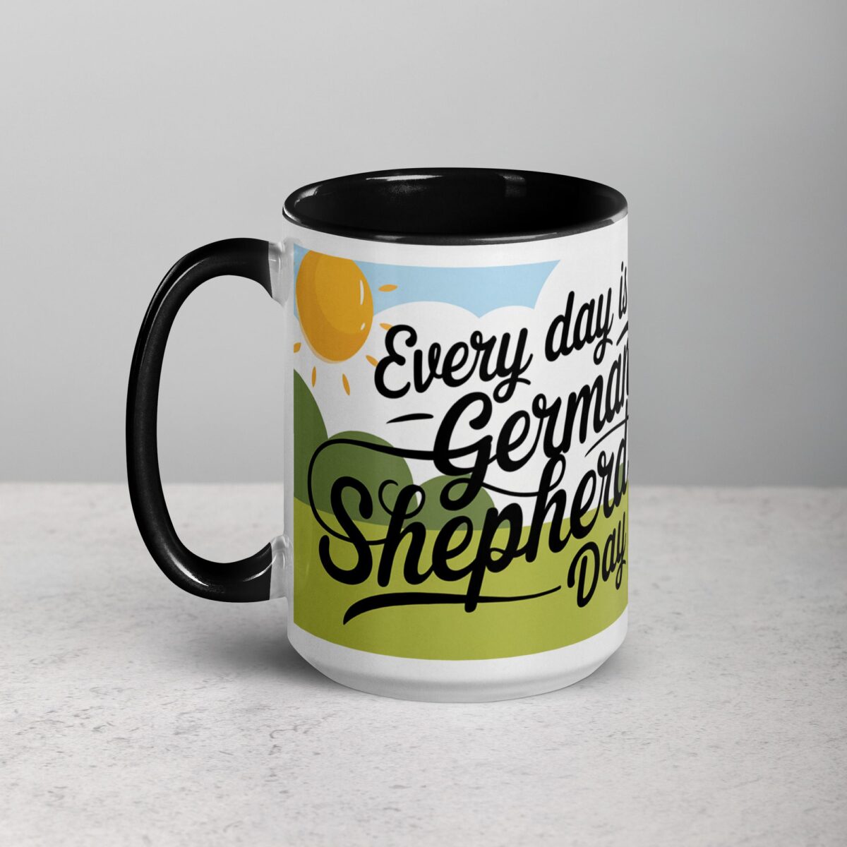 Every Day Is a German Shepherd Day Coffee Mug & Tea Cup - Image 5