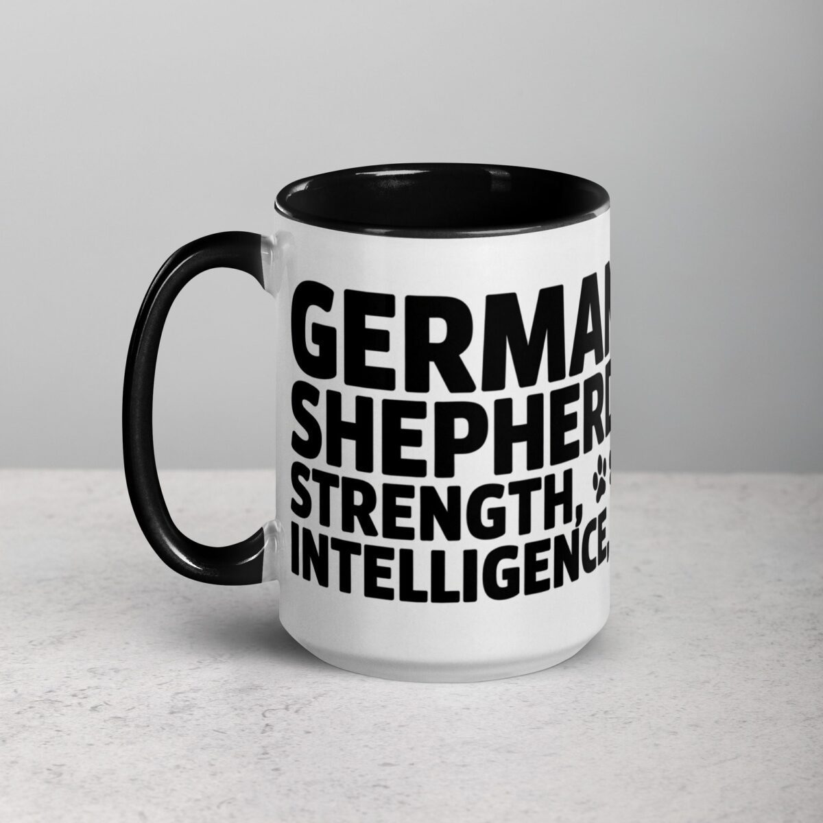 German Shepherds: Strength, Intelligence, Love Mug - Image 5