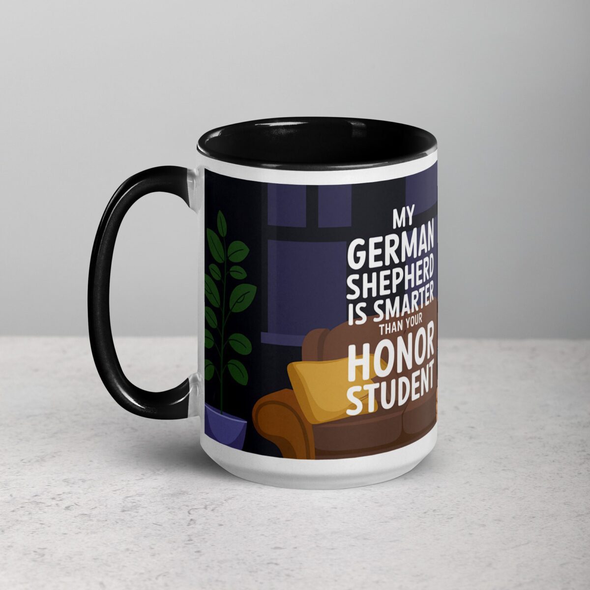 My German Shepherd Is Smarter Than Your Student Mug - Image 5