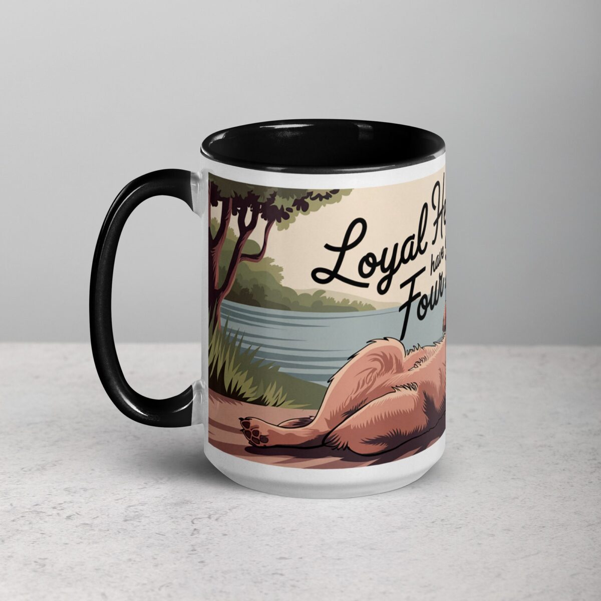 Loyal Hearts Have Four Paws Coffee Mug - Image 5