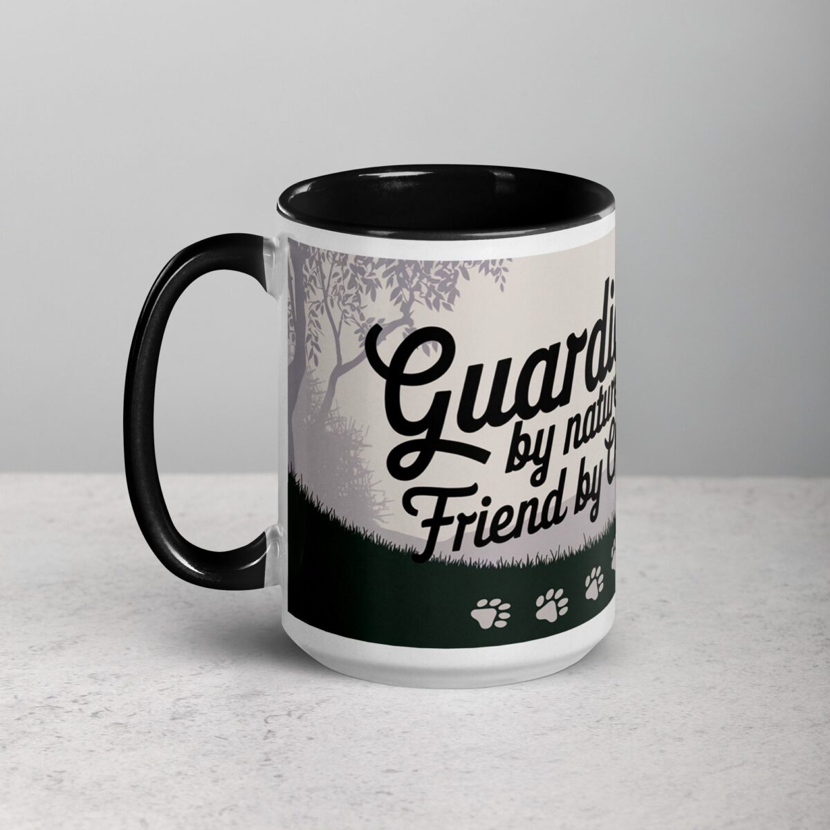 Guardian by Nature, Friend by Choice Coffee Mug - Image 5