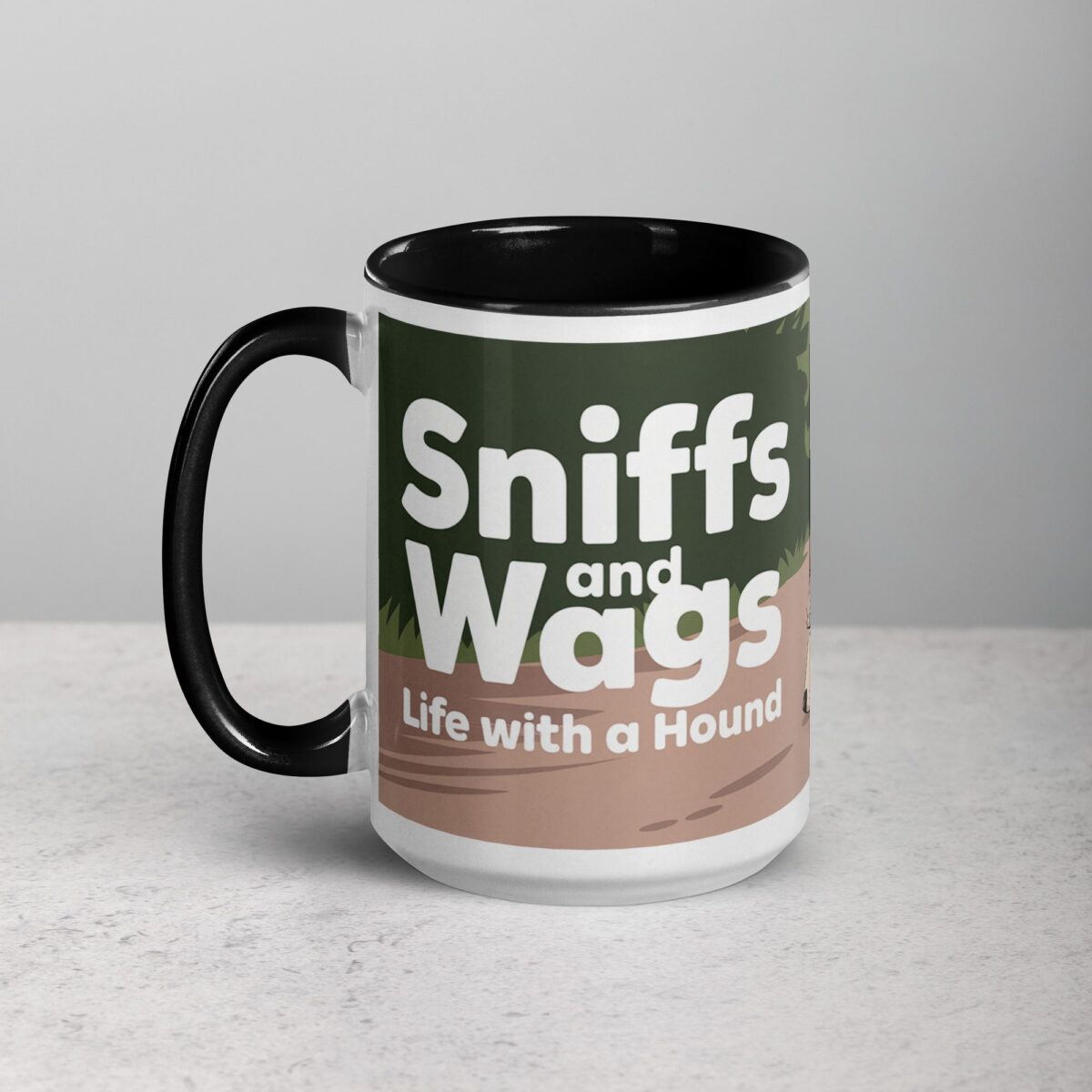 Sniffs and Wags: Life with a Hound Coffee Mug - Image 5