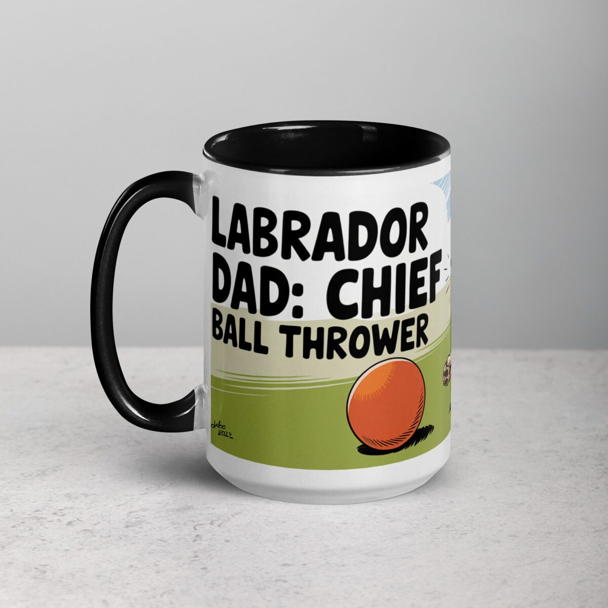 Labrador Dad: Chief Ball Thrower Coffee Mug - Image 5